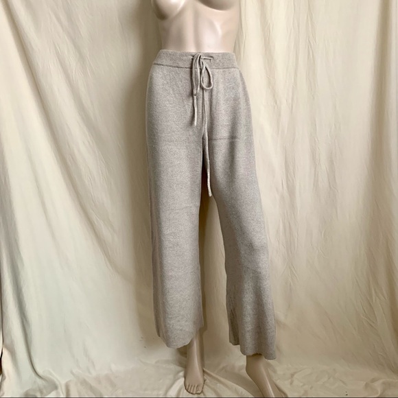 Genuine People Khaki Cashmere Drawstring Pants - Picture 6 of 16